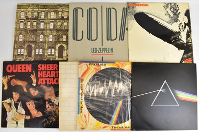 Lot 408 - Seven records comprising Pink Floyd 'The Wall',...
