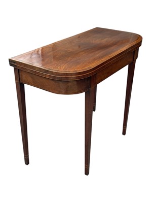 Lot 2173 - A 19th century mahogany and boxwood strung...