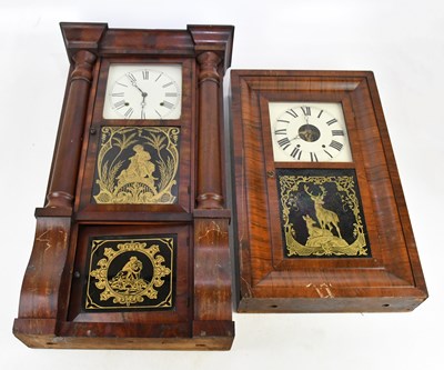 Lot 2272 - SETH THOMAS; a late 19th century mahogany...