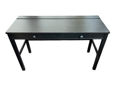 Lot 2045 - IKEA; a modern Hemnes ebonised two drawer...