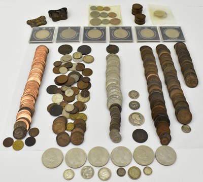Lot 1747 - A mixed group of mostly British coinage, with...