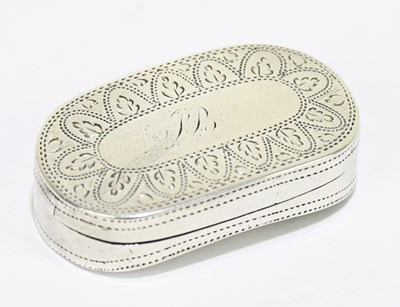 Lot 2391 - JOSEPH WILLMORE; a George III hallmarked...