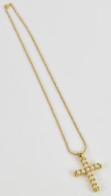Lot 1201 - An 18ct yellow gold rope twist necklace,...