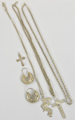 Lot 1327 - A 925 hallmarked Balinese silver flat link...