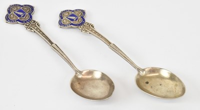 Lot 1093 - MOTORING INTEREST; a pair of George V...