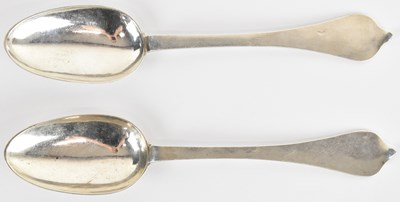 Lot 1069 - A pair of 18th century Dutch silver...