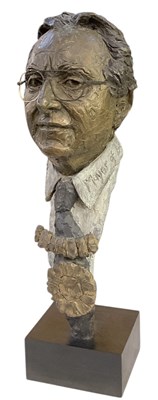 Lot 591 - FRANCES SEGELMAN (born 1949); a bronzed resin...