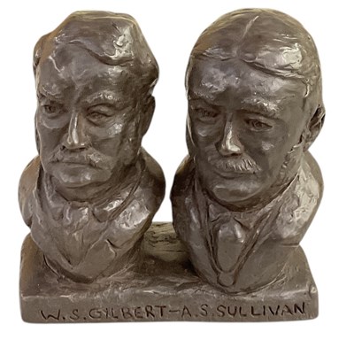 Lot 601 - DOREEN KERN; a bronzed resin bust of W S...
