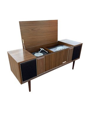Lot 2514 - CAMBRIDGE; a retro turntable unit, height 56cm,...