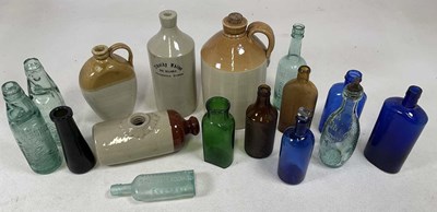 Lot 96 - A quantity of cider flagons and various glass...
