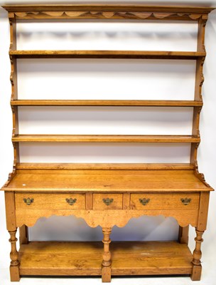 Lot 101 - An Andrew Kidd of Marton Georgian-style oak...