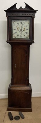 Lot 643 - THOMAS JONES; an early 19th century oak...