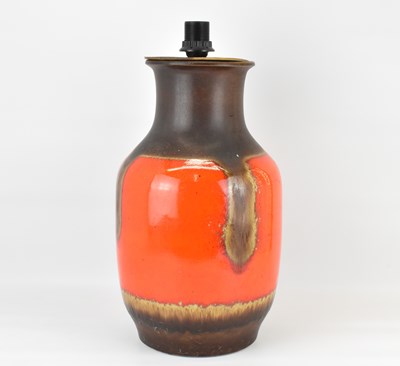 Lot 387 - JASBA, WEST GERMANY; a large bulbous vase with...