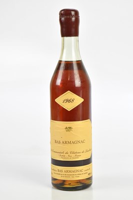 Lot 410 - ARMAGNAC; a single bottle of 1968 Bas Armagnac,...