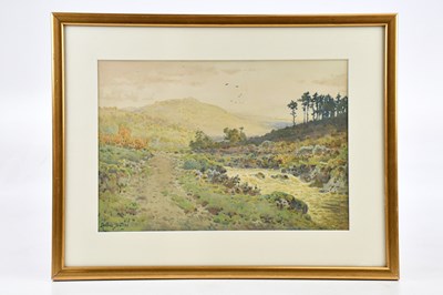Lot 1950 - ARTHUR SUKER; watercolour, rural landscape,...