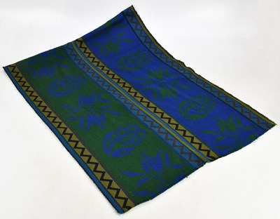 Lot 686 - YVES SAINT LAURENT; a 100% lambswool blue and...