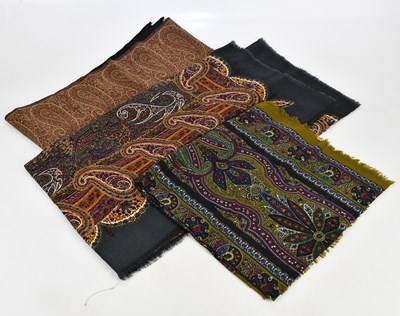 Lot 696 - MANTERO; a paisley multicoloured cashmere...