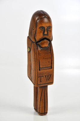 Lot 2365 - An early 18th century carved nutcracker,...