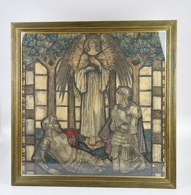 Lot 472 - UNATTRIBUTED; pencil drawing, two soldiers...