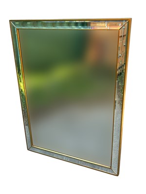 Lot 2293 - A modern gilt framed wall mirror, 115 x 86cm.