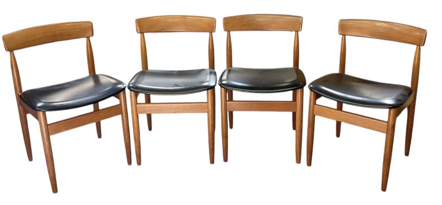 Lot 24 - FARSO STOLEFABRIK; a set of four Danish mid...