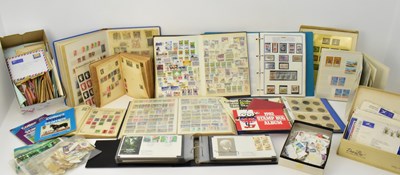 Lot 867 - A hobbyist stamp collection comprising eight...