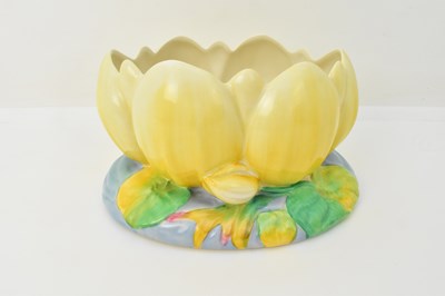 Lot 220 - CLARICE CLIFF FOR ROYAL STAFFORDSHIRE; a large...