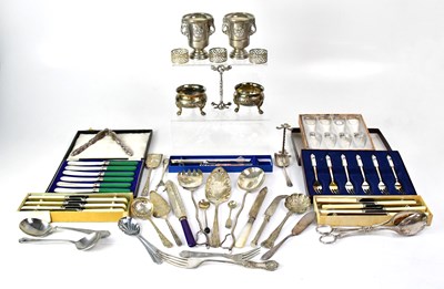 Lot 877 - A quantity of silver-plated items, to include...