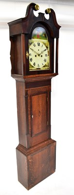 Lot 169 - An early 19th century mahogany longcase clock...