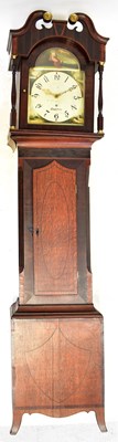Lot 159 - BAWTRY; a 19th century mahogany longcase clock...