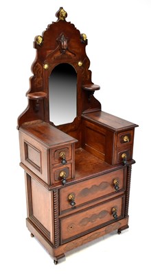 Lot 63 - A mahogany dressing table of small proportions,...