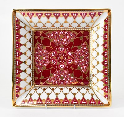 Lot 369 - PATEK PHILIPPE; a porcelain square bowl by...