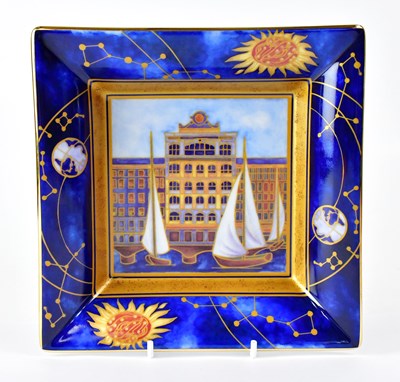 Lot 367 - PATEK PHILIPPE; a porcelain square bowl by...