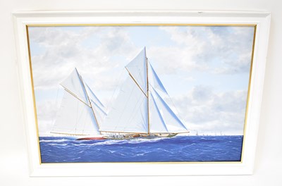Lot 482 - JAMES MILLER (born 1962); acrylic on canvas,...