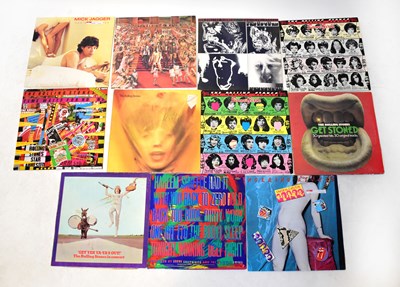 Lot 528 - THE ROLLING STONES; eleven related albums...