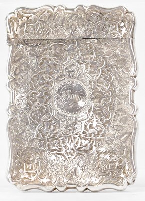 Lot 887 - FRANCIS WEBB; a Victorian hallmarked silver...