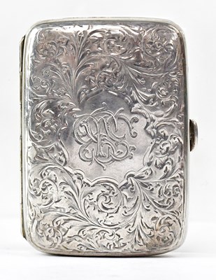 Lot 918 - S&B; a Victorian hallmarked silver cigarette...