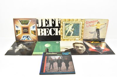 Lot 569 - ROCK; ten albums comprising two by Jeff Beck,...
