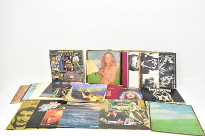 Lot 572 - ROCK; thirty-three albums including U2 'Under...