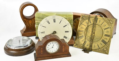 Lot 2254 - A collection of miscellaneous clocks and parts...