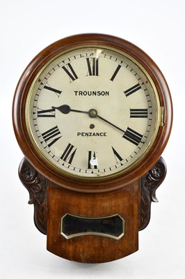 Lot 2246 - TROUNSON; a 20th century mahogany cased fusée...