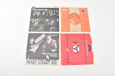 Lot 447 - THE BEATLES; four 45rpm records comprising 'I...