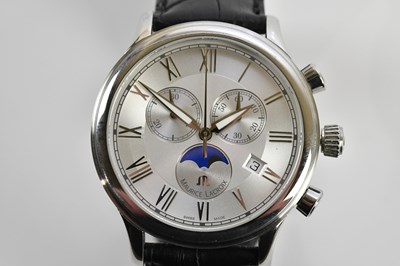 Lot 571 - MAURICE LACROIX; a gentleman's stainless steel...