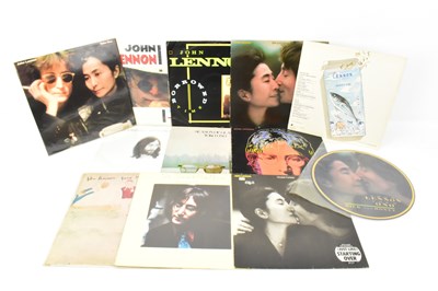 Lot 475 - JOHN LENNON; twelve records including 'Milk...