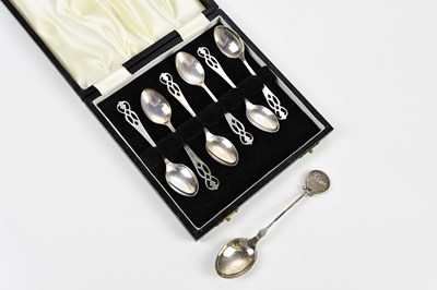 Lot 1404 - JOHN FRASER SILVERCRAFT; a cased set of six...