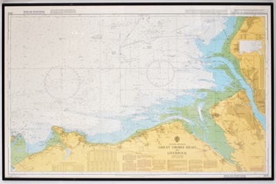 Lot 288 - Two maritime charts, one for 'England West...
