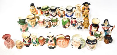 Lot 230 - Thirty vintage character and Toby jugs,...