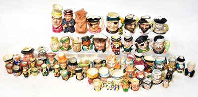 Lot 234 - Sixty various Toby and character jugs...