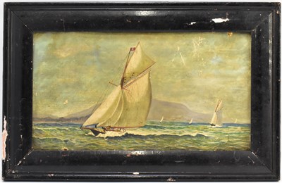 Lot 330 - 19TH CENTURY BRITISH; oil on board, naive...