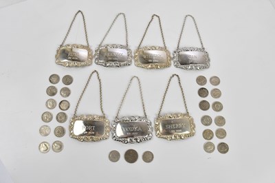 Lot 1289 - HAMPTON UTILITIES; seven hallmarked silver...